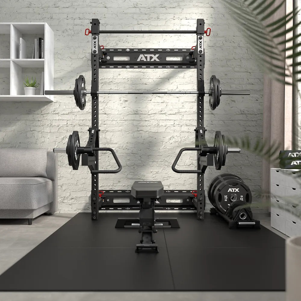 Fold Back Half Rack 750 veggmontert sammenleggbart - ATX