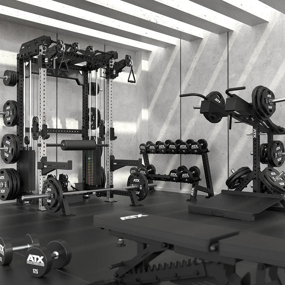 Multi Pull Rack 2.0 med 2 x 110 kg pinnevekter 525 kg - ATX