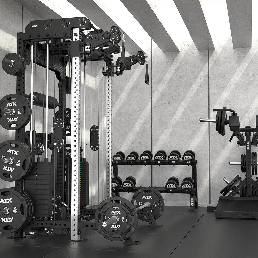 Multi Pull Rack 2.0 med 2 x 110 kg pinnevekter 525 kg - ATX