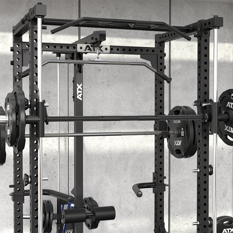 Power Rack 640 komplettsett 195 cm med vektskiver og Smith Machine - ATX