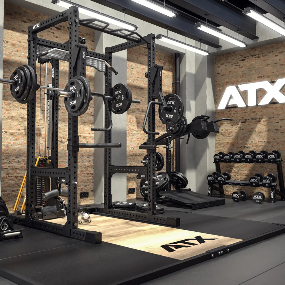 Power Rack PRX-780 2.0 med Lat Pulldown 125 kg vektstabel - ATX