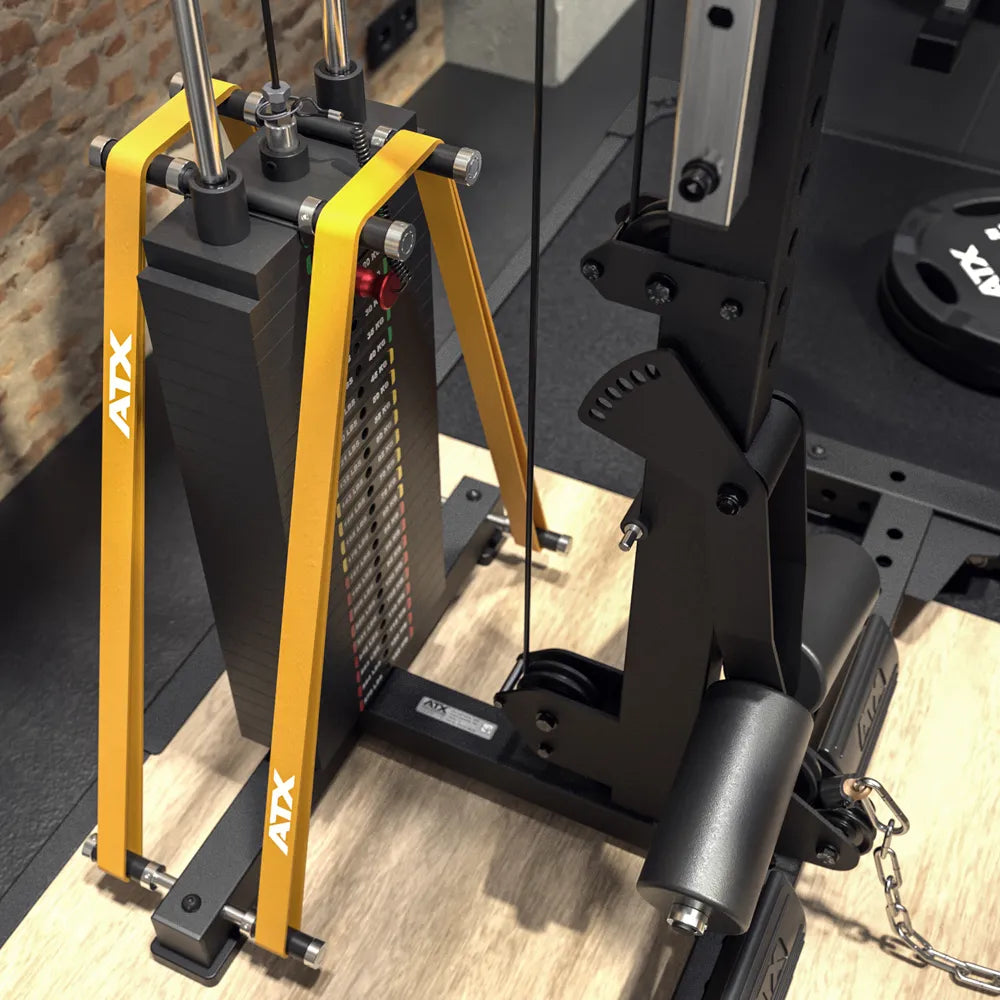 Power Rack PRX-780 2.0 med Lat Pulldown 125 kg vektstabel - ATX