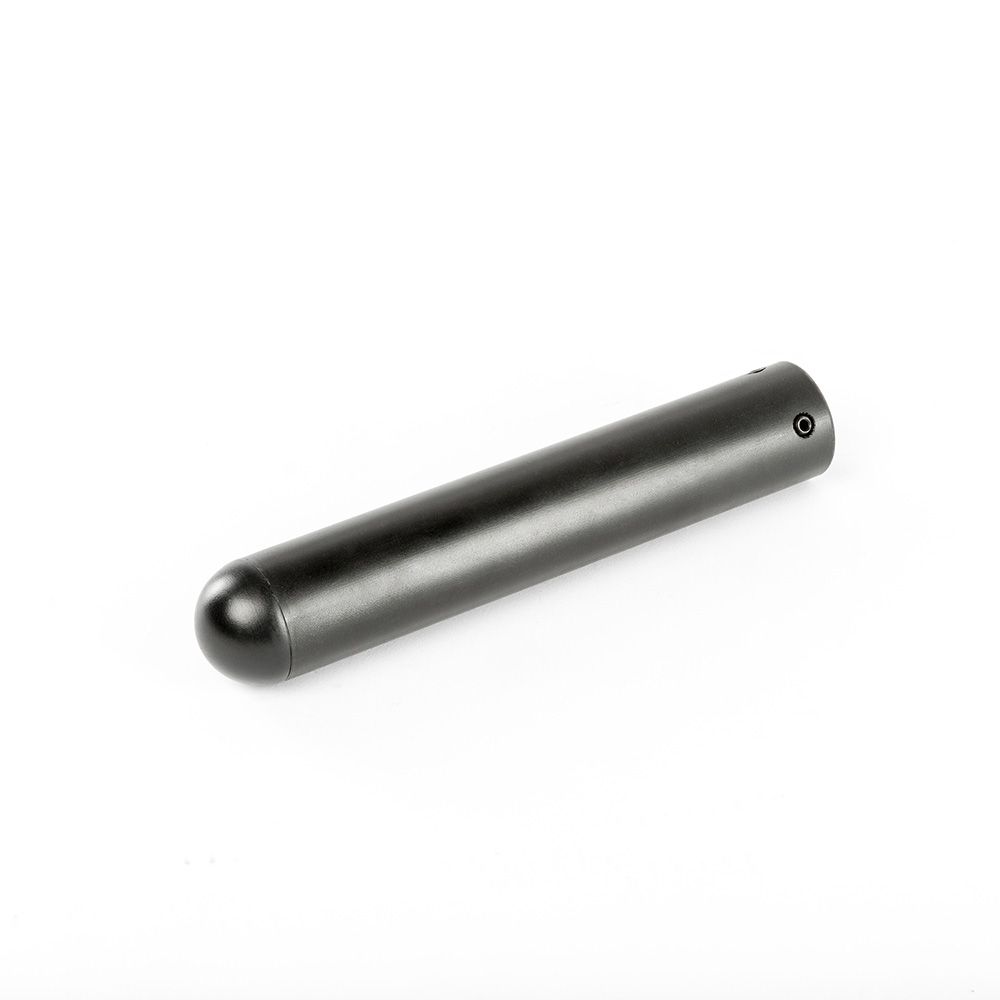 Adapter 50 mm x 270 mm hardplast for rack svart forfra