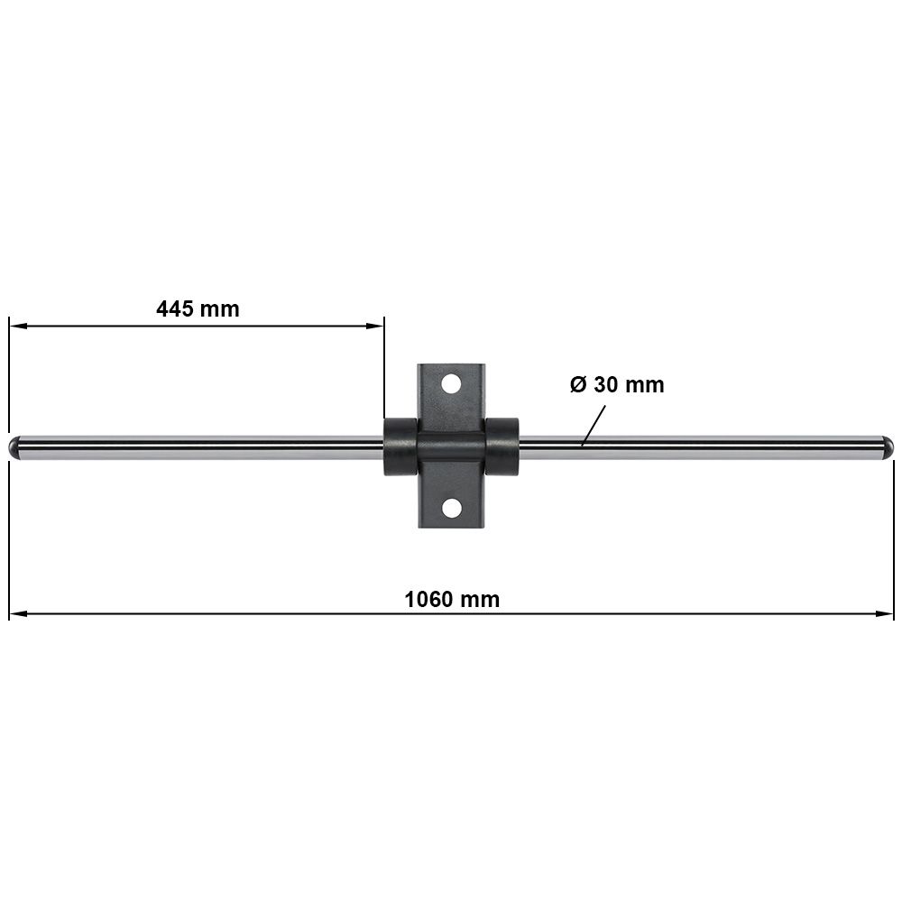Nærbilde av Adapter Ø 30 mm for Belt Squat Option stål 300 kg