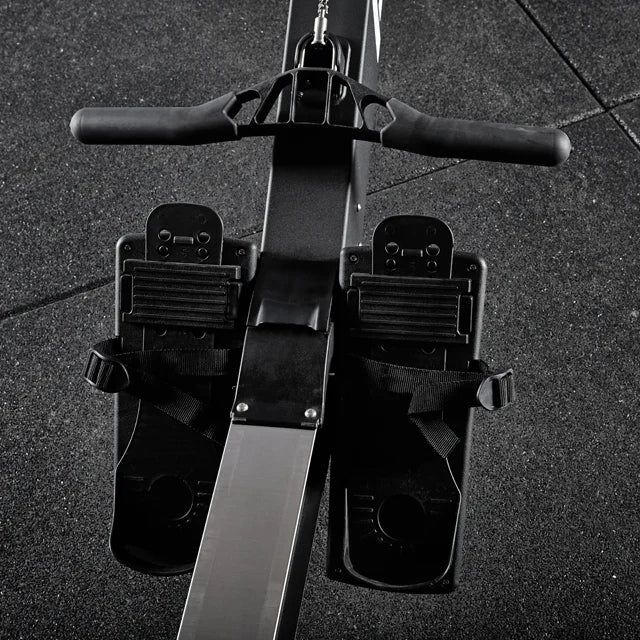 Air Rower romaskin med luftmotstand foldet sammen
