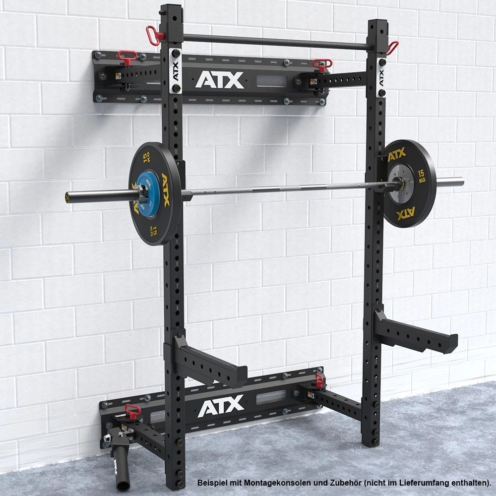 Fold Back Half Rack 750 veggmontert sammenleggbart - ATX