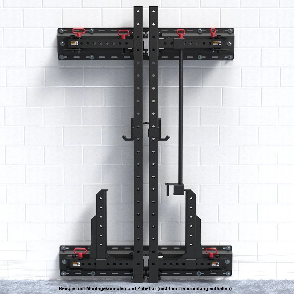 Fold Back Half Rack 750 veggmontert sammenleggbart - ATX