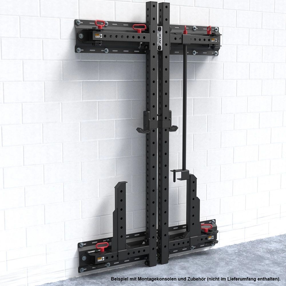 Fold Back Half Rack 750 veggmontert sammenleggbart - ATX