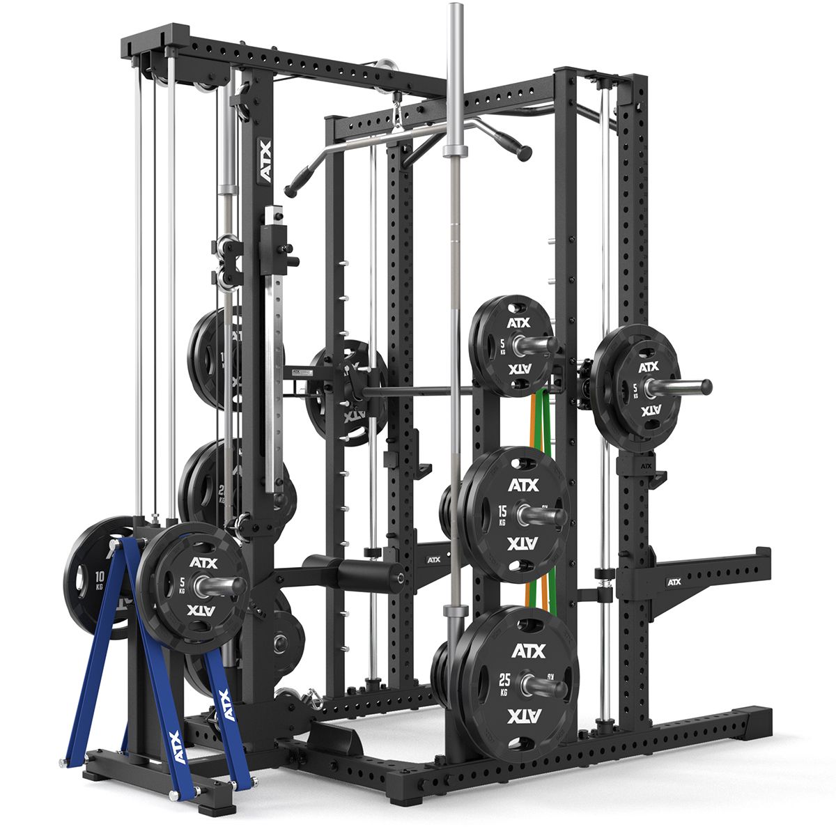 Smith Machine-rack MPX-780 komplettstasjon med lat pulldown Ø 50 mm - ATX