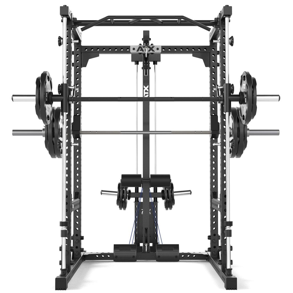 Power Rack 640 komplettsett 195 cm med vektskiver og Smith Machine - ATX