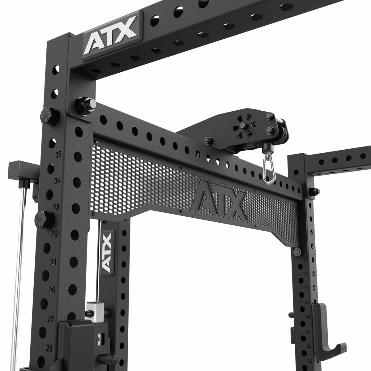Power Rack PRX-780 2.0 med Lat Pulldown 125 kg vektstabel - ATX