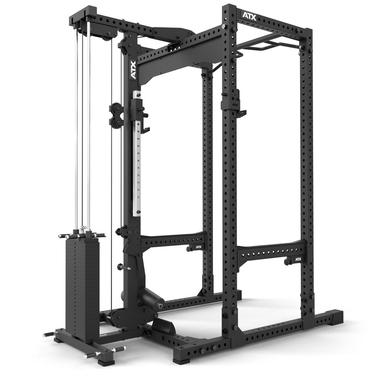 Power Rack PRX-780 2.0 med Lat Pulldown 125 kg vektstabel - ATX