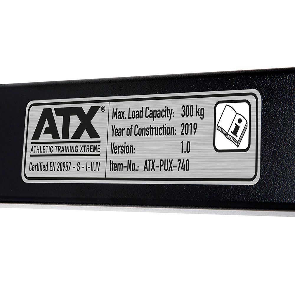 Pull-up-stang Multigrip veggmontert Ø28/46 mm 350 kg - ATX