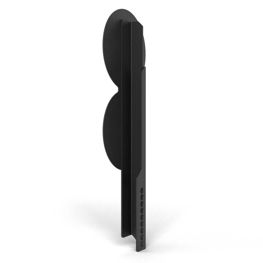Ballkast-målskive dobbel 305 mm stål 16 kg montert