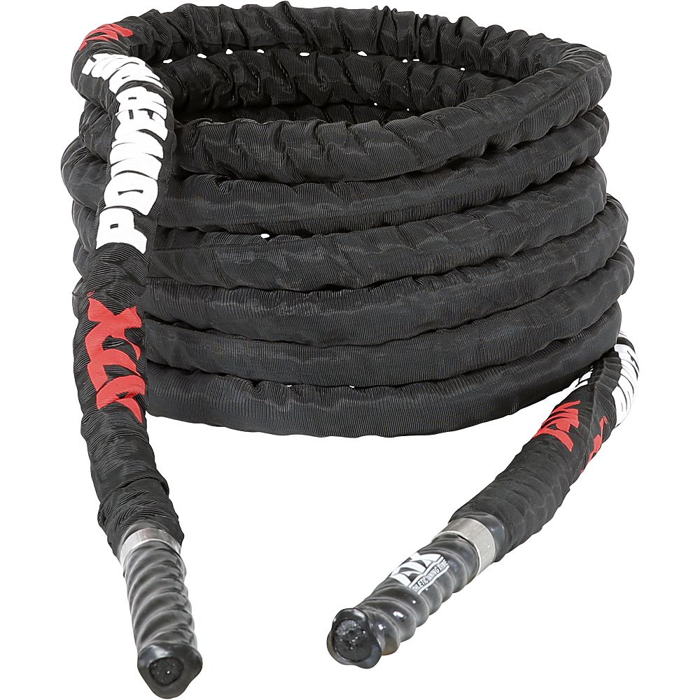 Battle Rope nylon 10 meter 38 mm svart forfra