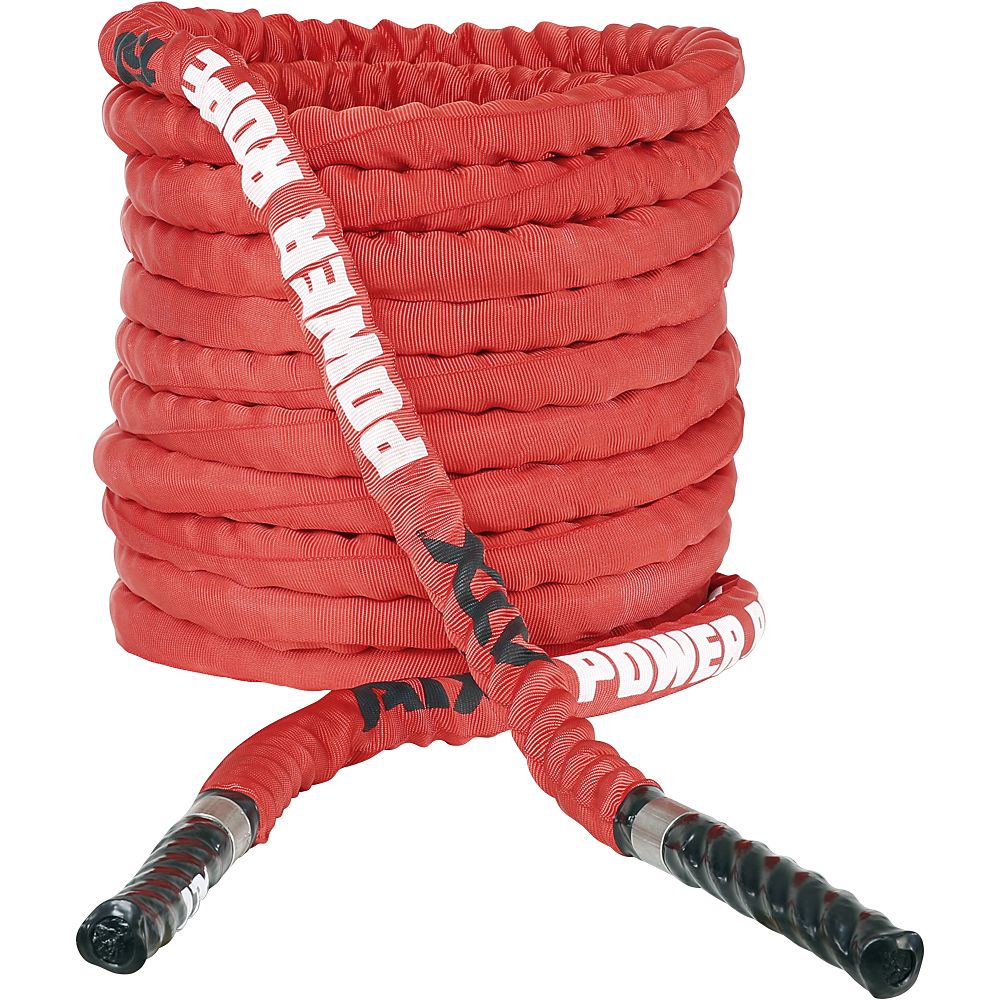 Battle Rope nylon 15 meter 38 mm rød bakside