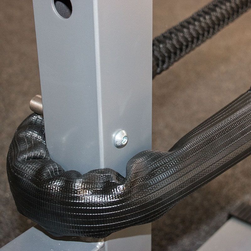 Battle Rope nylon 15 meter 38 mm rød sideprofil