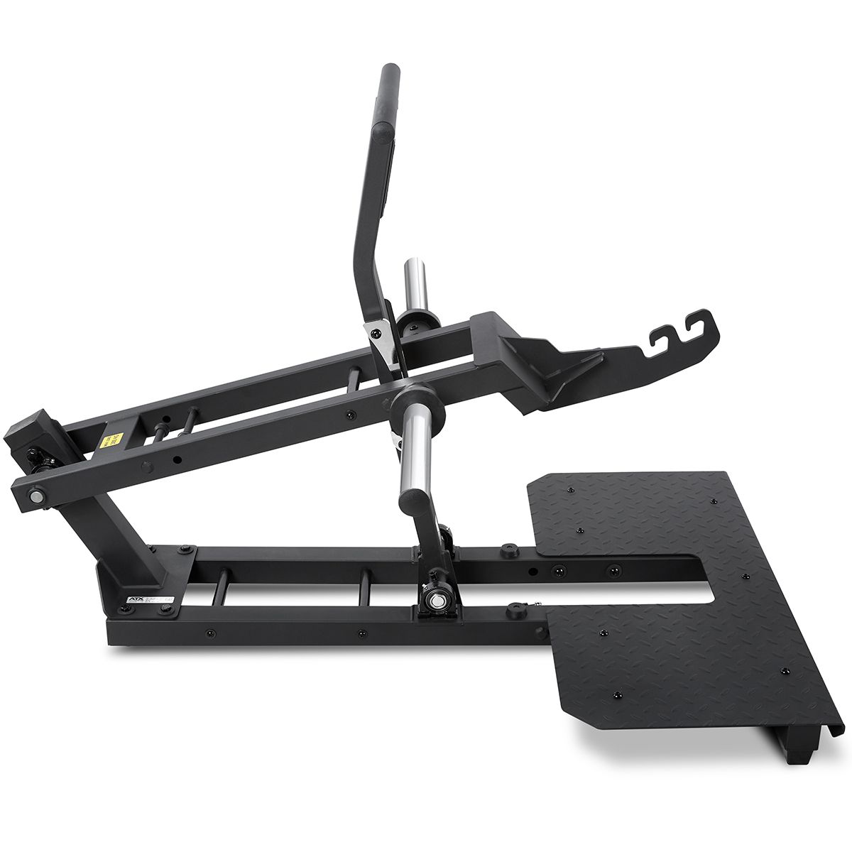 Belt Squat-maskin compact 300 kg kapasitet 74 kg montert