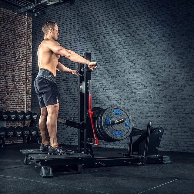 Belt Squat-Dip-maskin for knebøy og dips, 600 kg kapasitet - ATX