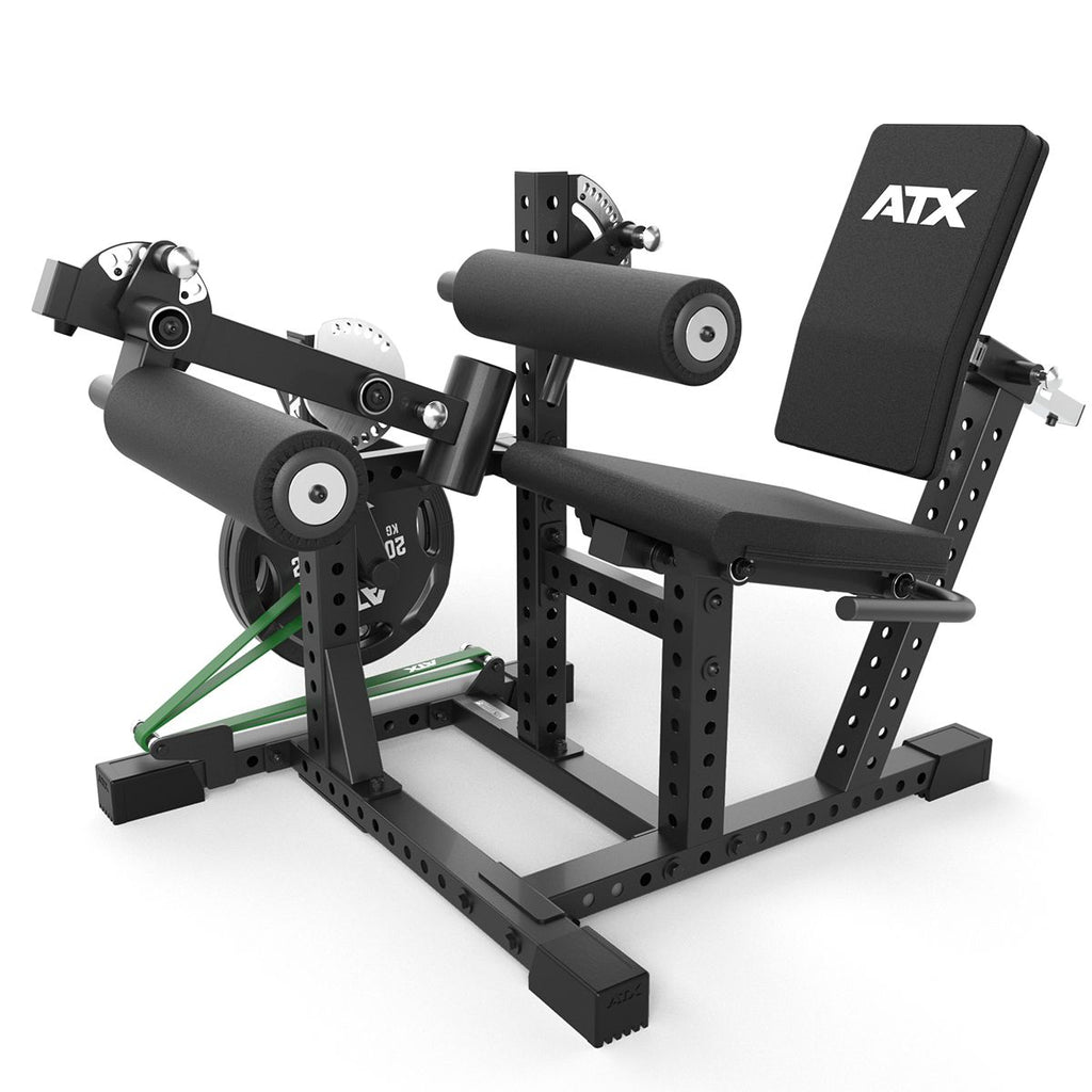 Benstrekk og bencurl sittende maskin 96 kg bakside