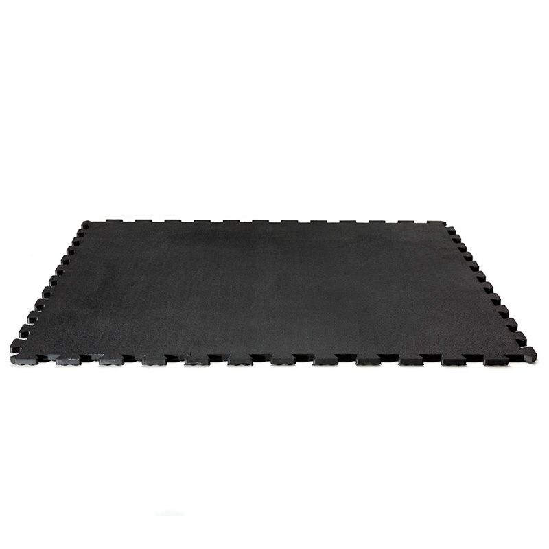 Montert Beskyttelsesmatte helgummi 17 mm vulkanisert, svart R9