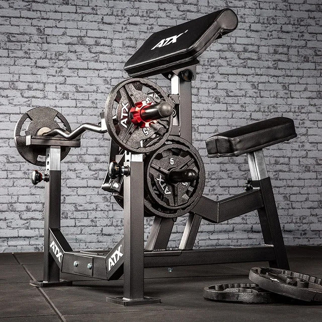 Detalj av Biceps curl-benk Blaster 45 kg belastning 100 kg