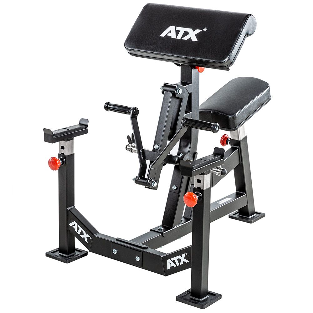 Biceps curl maskin-tilbehør for treningsbenk detalj
