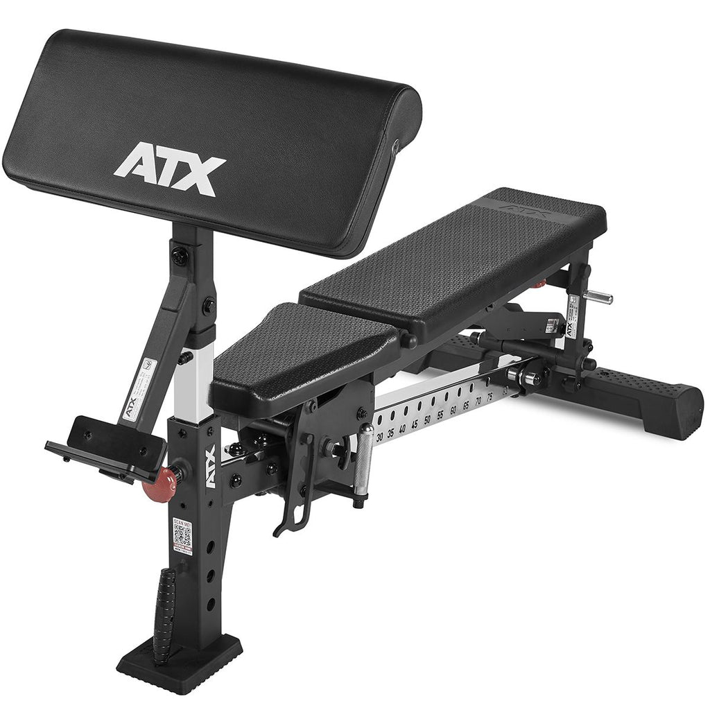 Biceps curl-pute tilbehør 600 x 250 mm 80 kg montert