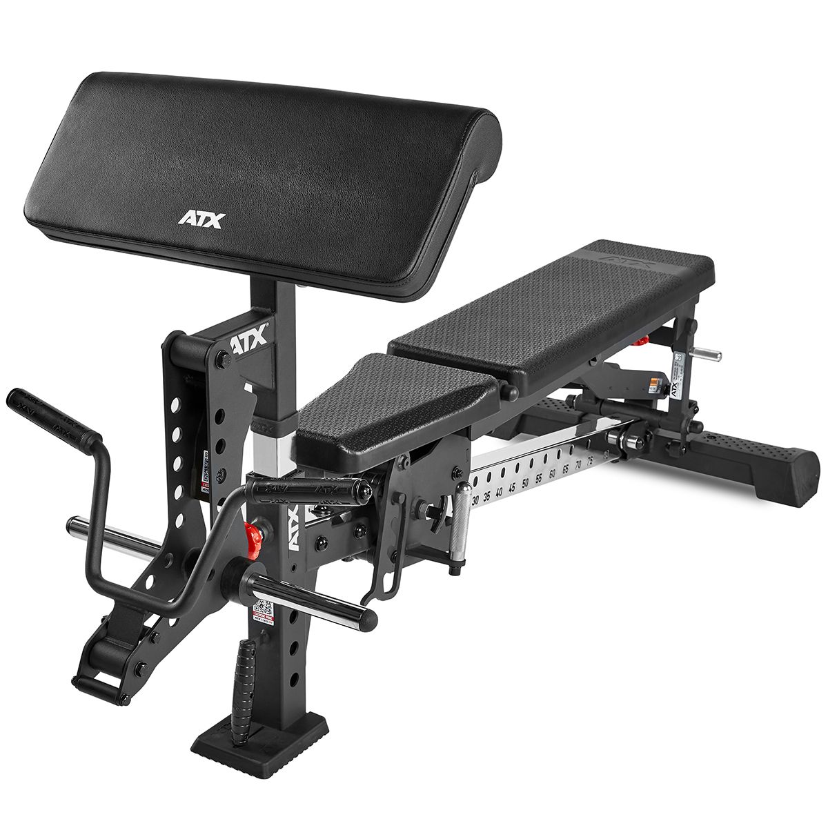 Detalj av Biceps curl tilbehør for treningsbenk 100 kg