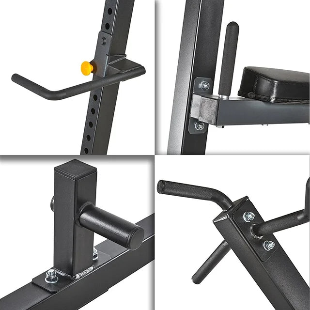 Bodyweight Multi Tower 124 x 125 x 215 cm 180 kg kapasitet - ATX detalj av pulverlakkert overflate