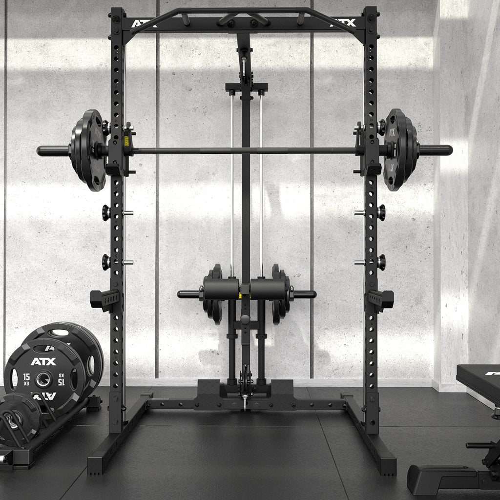 Bruker som trener på Half Rack komplettsett 510