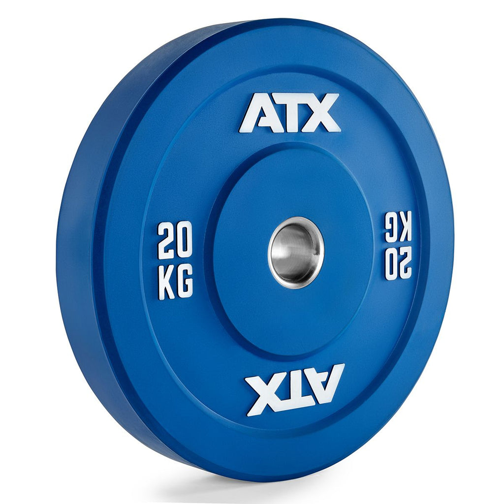 Bumper Plate pakke 200 kg 50 mm helgummi fargekodede bakside