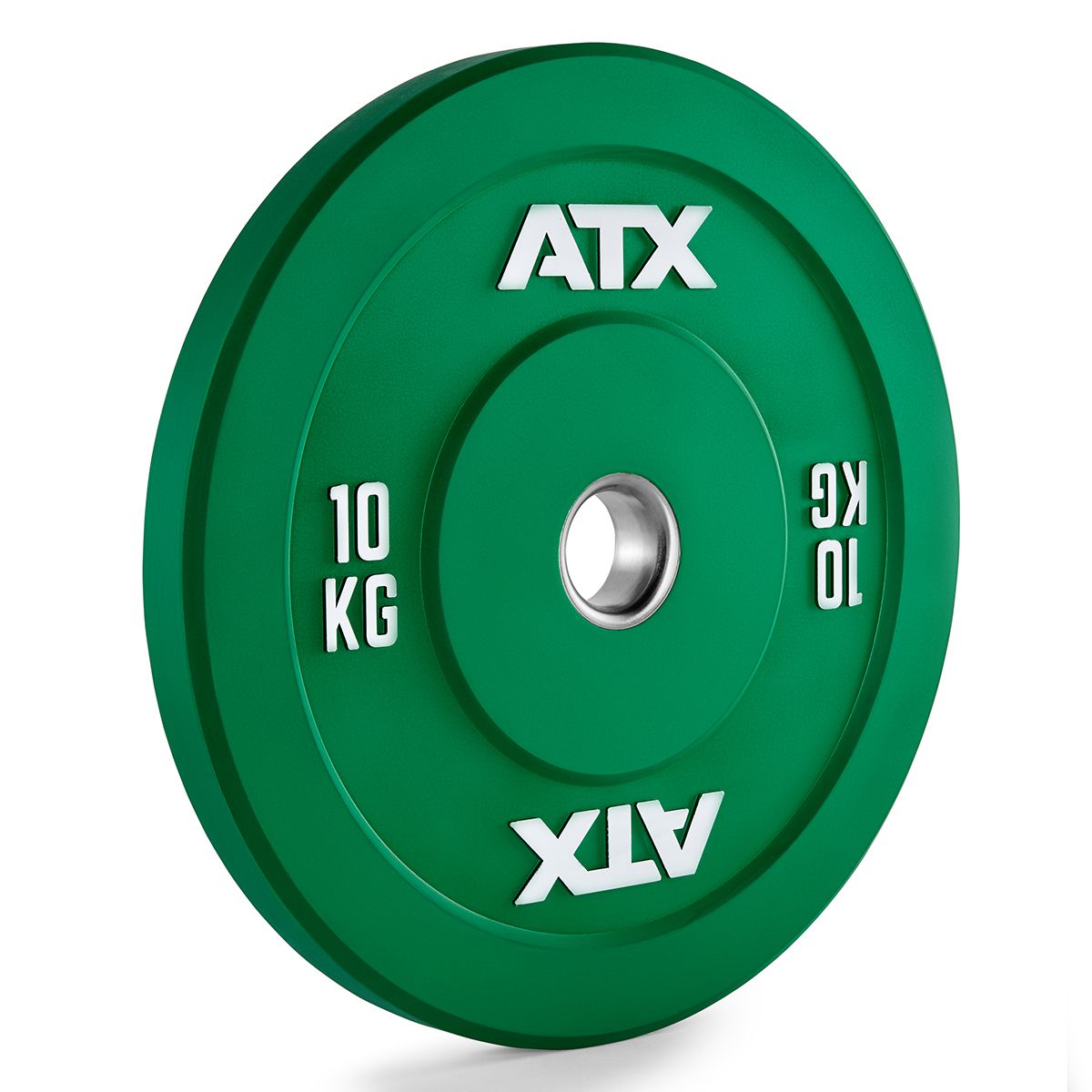 Bumper Plate pakke 200 kg 50 mm helgummi fargekodede montert på vektstang