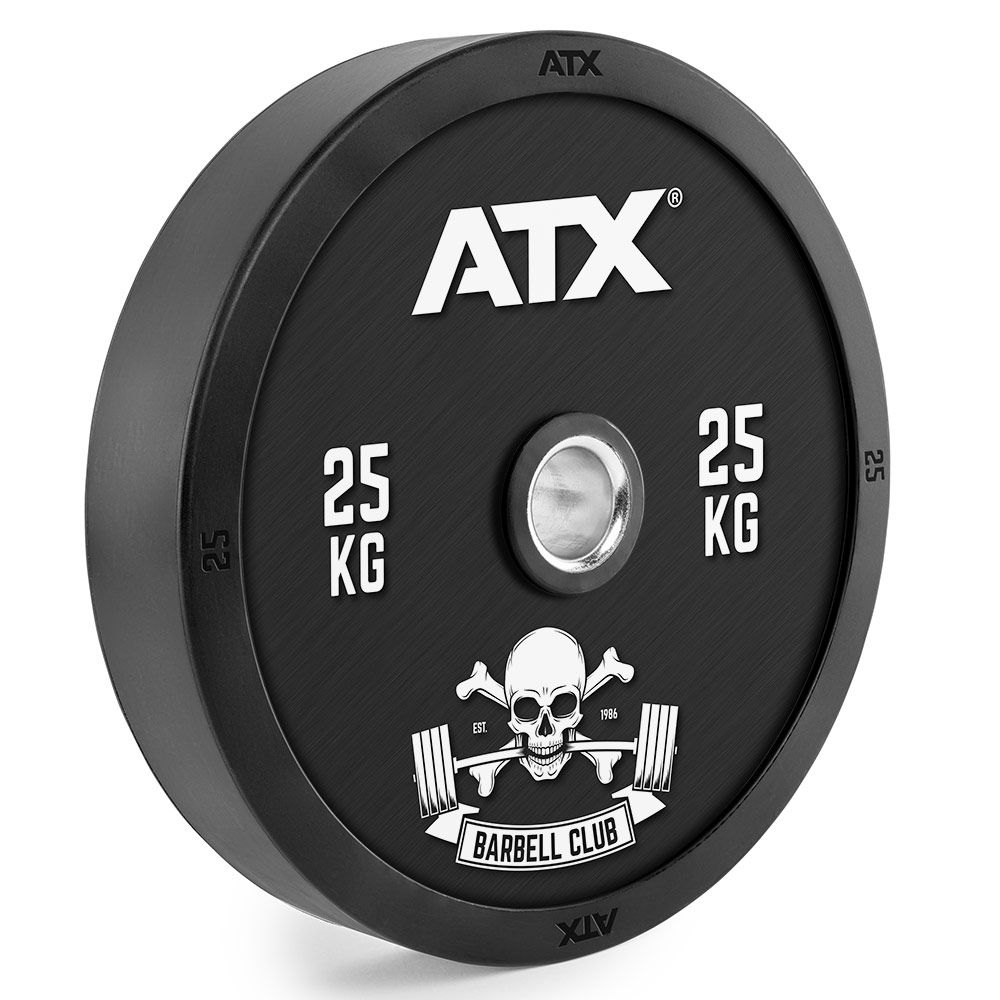 Bumper Plates 25 kg Full Design gummi 50 mm vist forfra