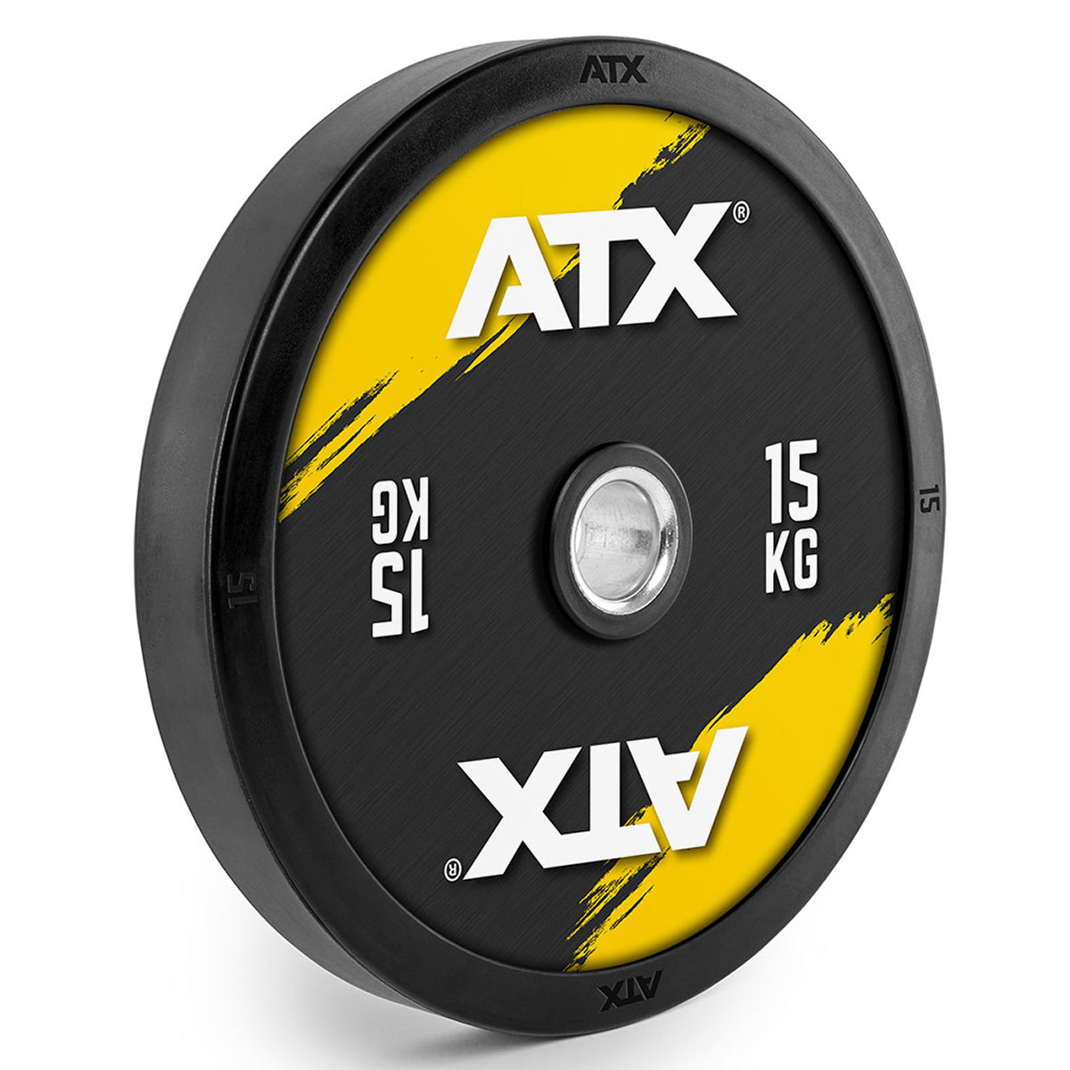 Montert Bumper Plates fargede 150 kg sett 50 mm helsummi på vektstang