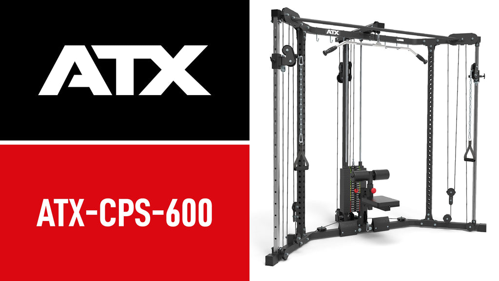 Detalj av kabelsystem på Cable Cross og Lat Pulldown hjørnestasjon - ATX