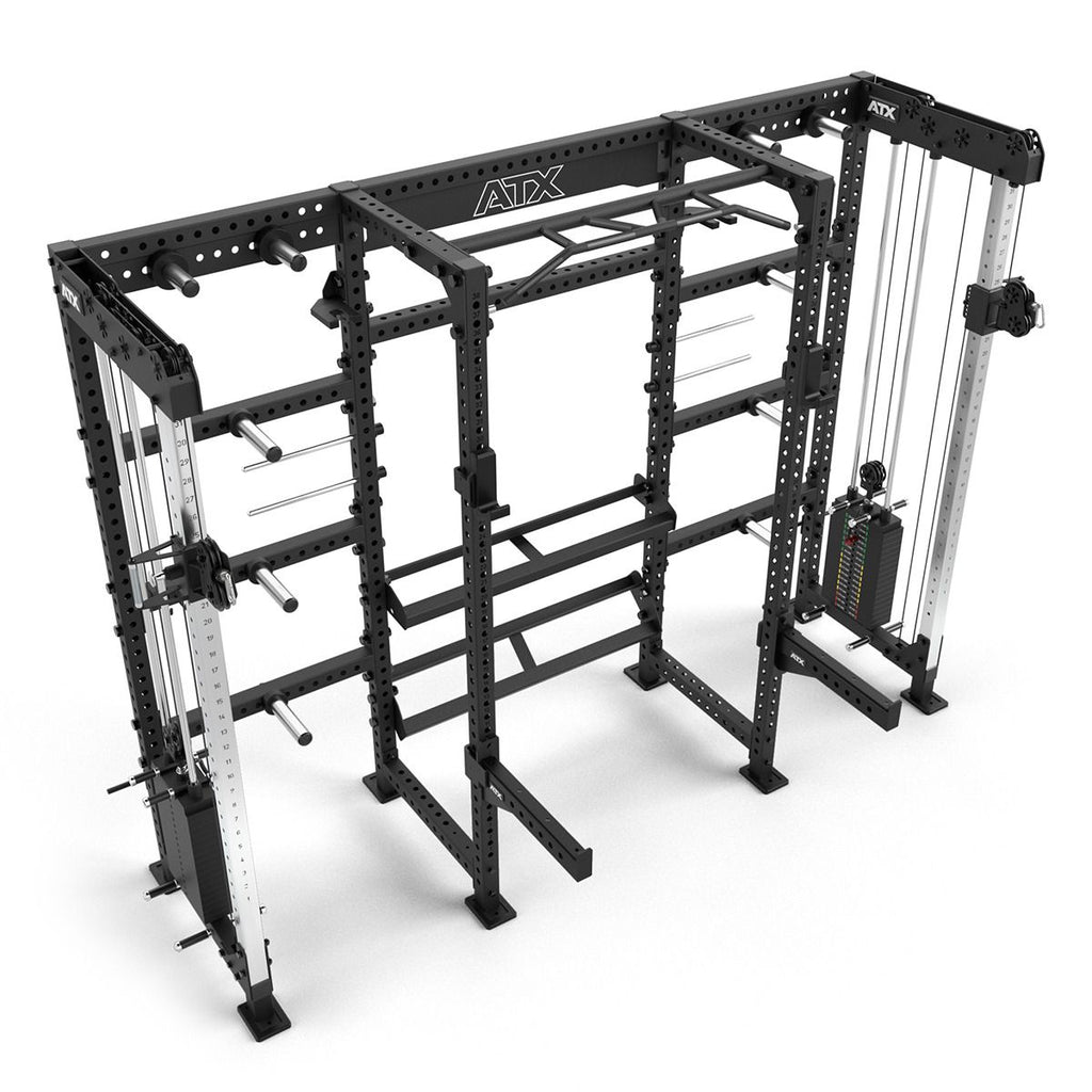 Cable Cross Rack med 2 x 90 kg vektstabel og Half Rack - ATX