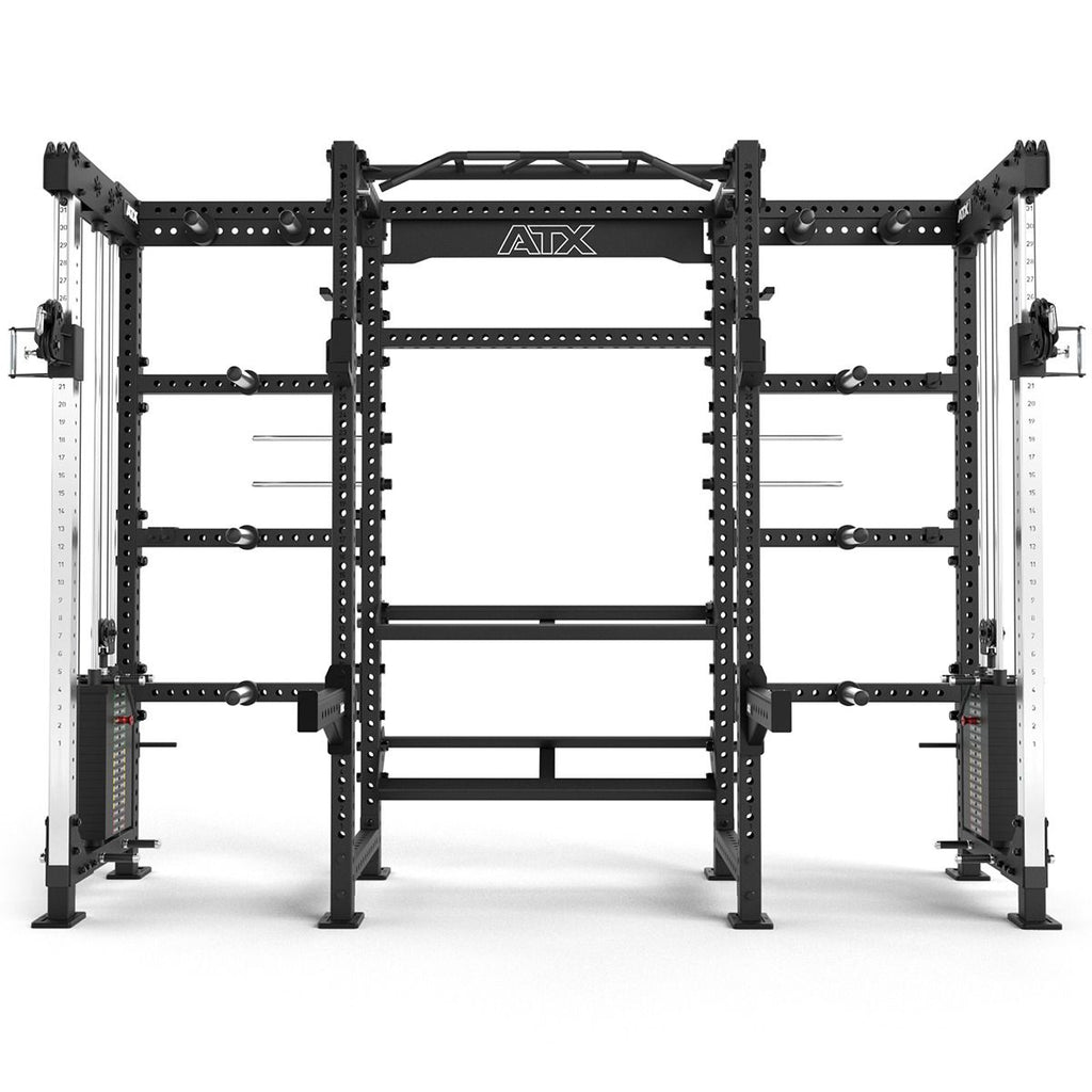 Cable Cross Rack med 2 x 90 kg vektstabel og Half Rack - ATX