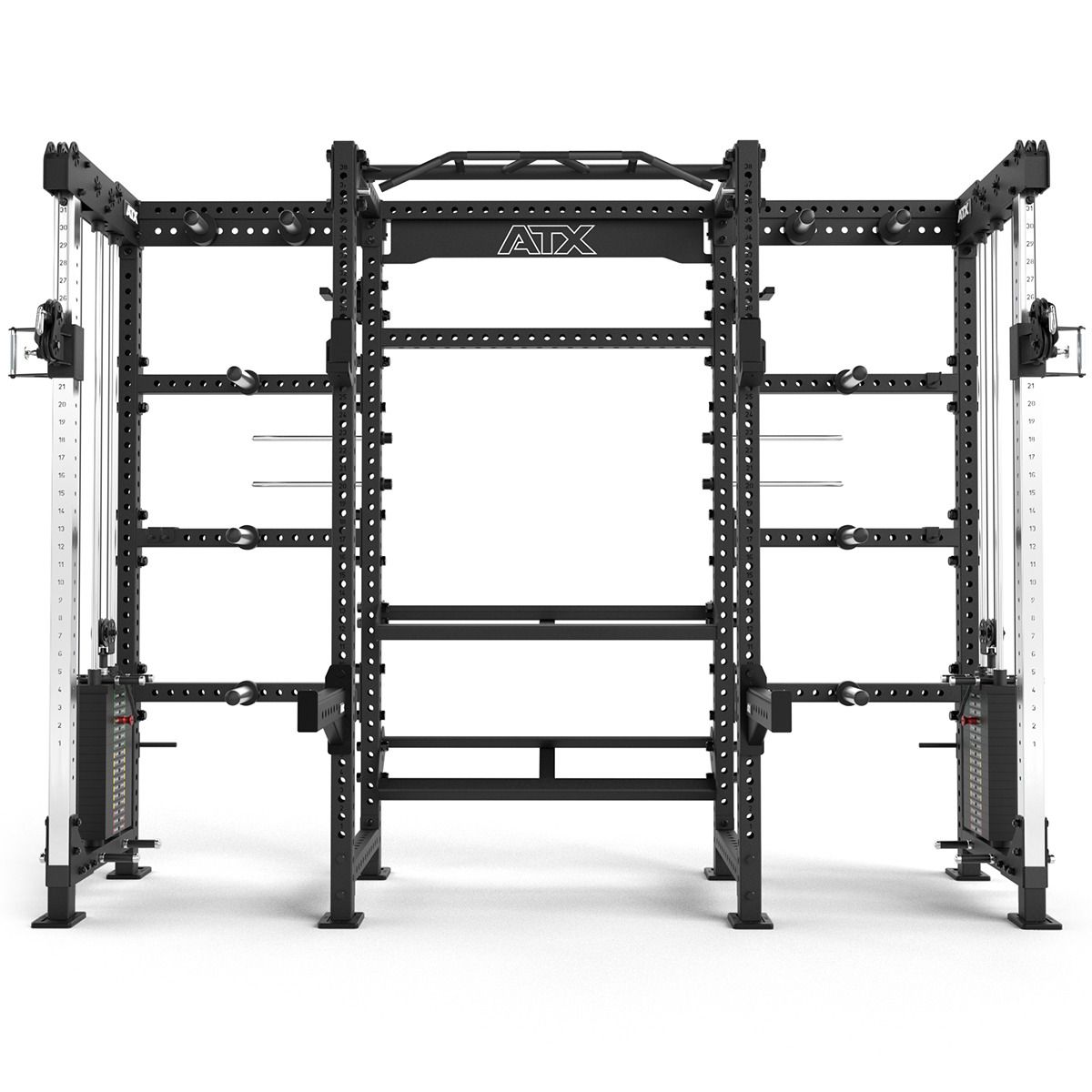 Cable Cross Rack med 2 x 90 kg vektstabel og Half Rack - ATX