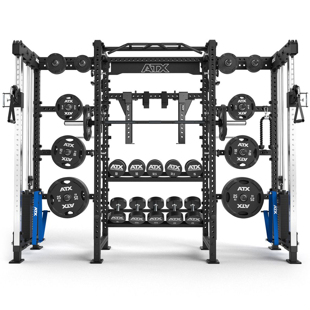 Cable Cross Rack med 2 x 90 kg vektstabel og Half Rack - ATX