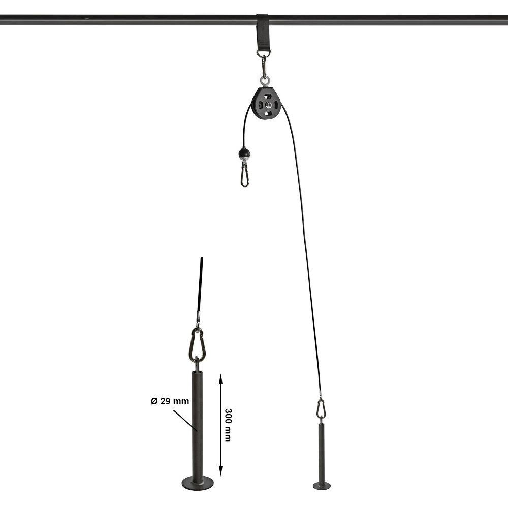 Cable Pulley sett 2 kg i treningsmiljø - Megafitness Shop