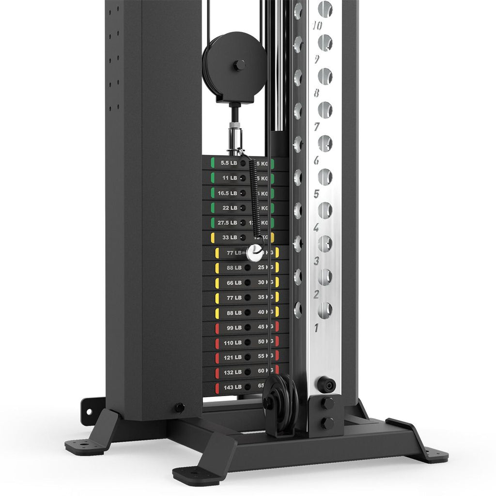 Cable-stasjon PRO 4000 veggmontert 100 kg kapasitet nærbilde av håndtak