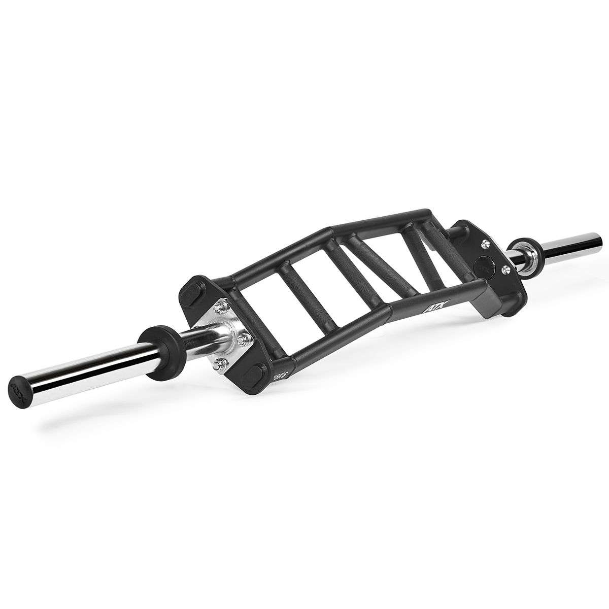 Cambered swiss bar 50 mm, 200 cm, 4 grepsbredder, 16 kg forfra
