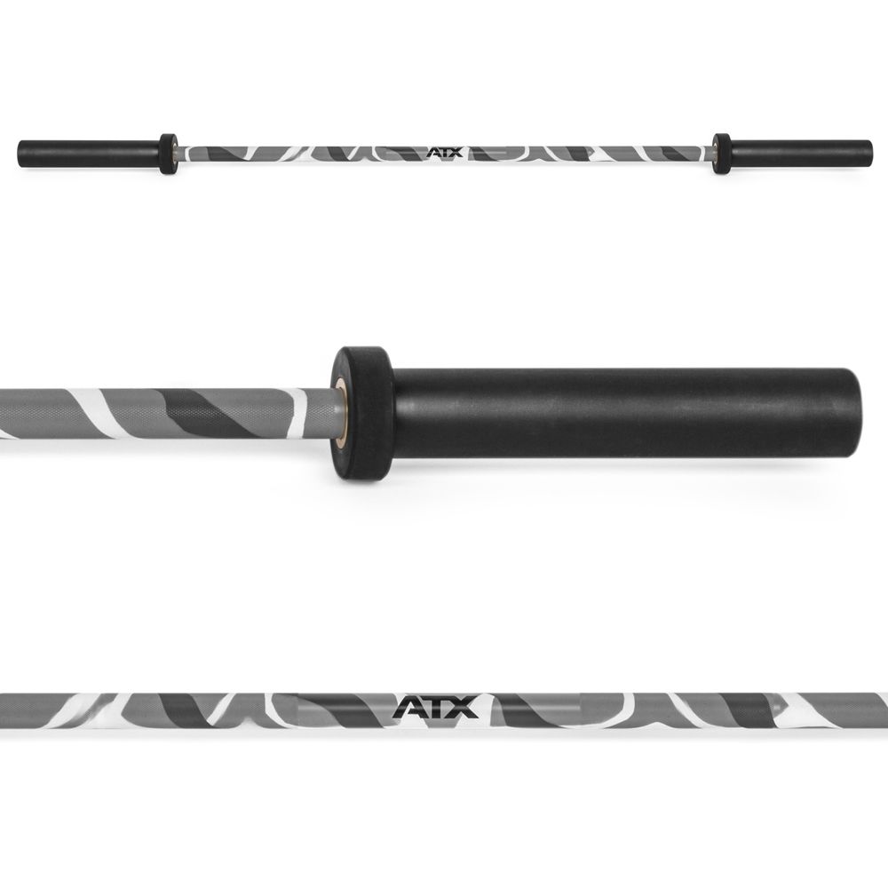 Camouflage Bar vektstang 150 cm 13 kg nålelager bakside