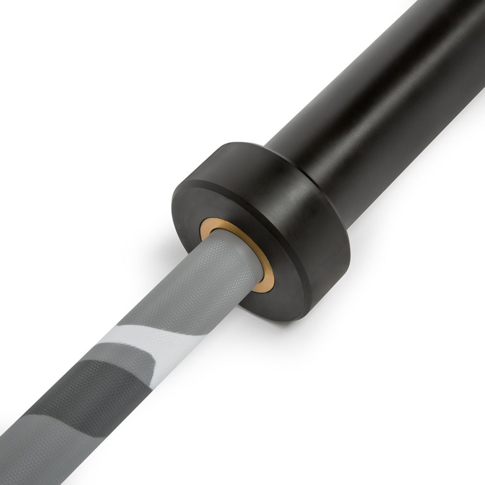 Camouflage Multi Power Bar 20 kg 220 cm nålelager nærbilde