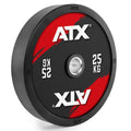 Color Design Bumper Plate heldekk gummi 5-25 kg 50 mm forfra