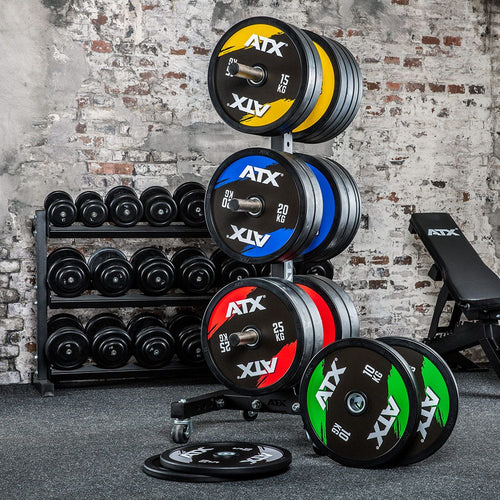 Color Design Bumper Plate heldekk gummi 5-25 kg 50 mm bakside