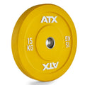 Color Full Rubber Bumper Plate 15 kg vektskive 50 mm forfra