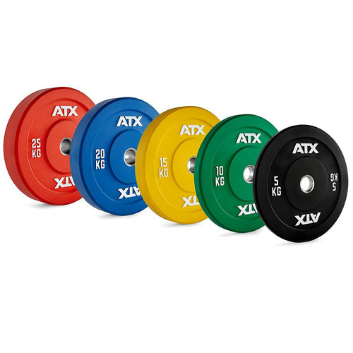 Color Full Rubber Bumper Plates helgummi 10 kg bakside
