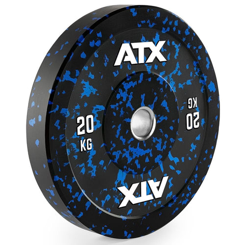 Color Splash Bumper Plate 20 kg blå, helgummi 50 mm forfra
